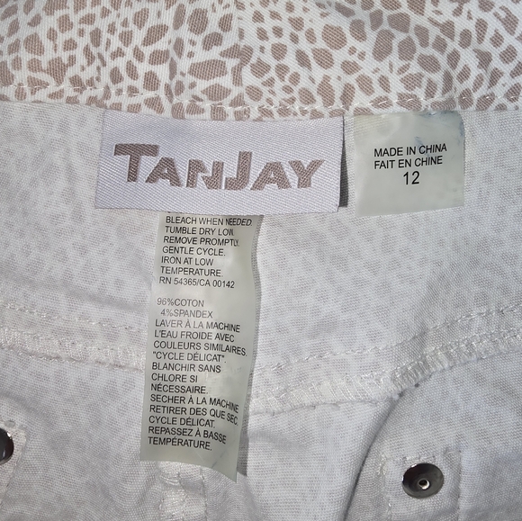 TanJay animal print pants Size 12 - Picture 2 of 7